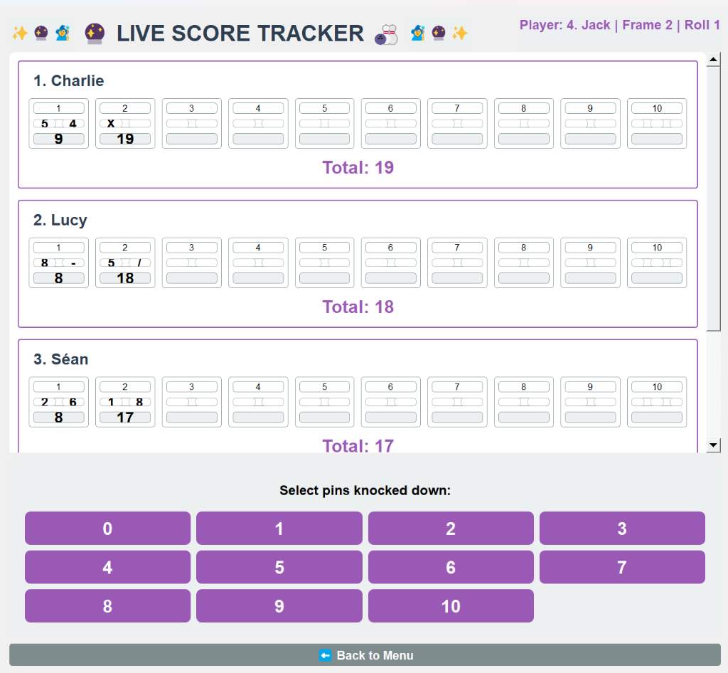 Project: bowling-logic-engine